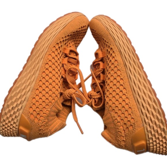 NOBULL Allday Knit Neon Orange Running Sneakers Workout Gym Mens 7.5 US Womens 9 - Picture 7 of 12